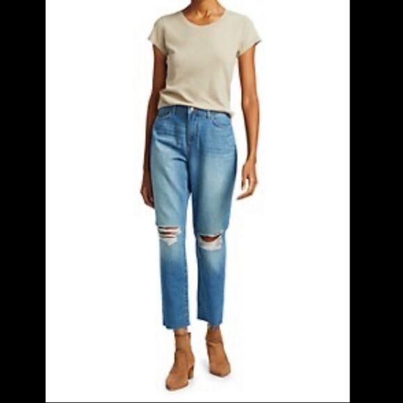L'AGENCE jeans Bridget High-Rise Slouch Straight NEW waist MSRP $265 - Picture 1 of 11